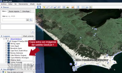 Google Cabo Polonio GeoEye-1