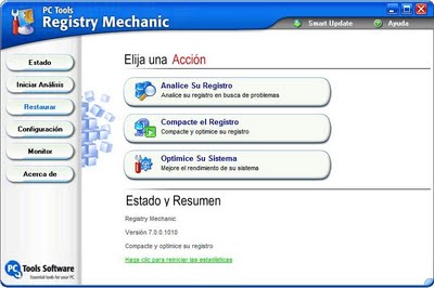 Captura de Registry Mechanic 7 Registry Mechanic 7