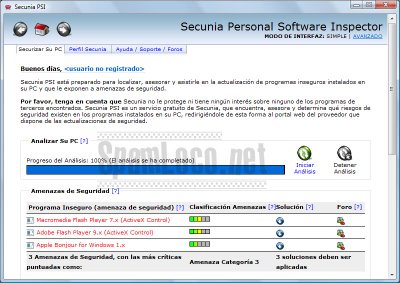 Secunia PSI