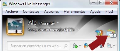 Abrir correo de Hotmail desde el Messenger abrir correo hotmail