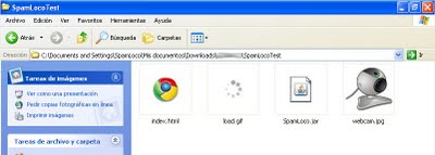 Archivos creados por la herramienta archivos-java