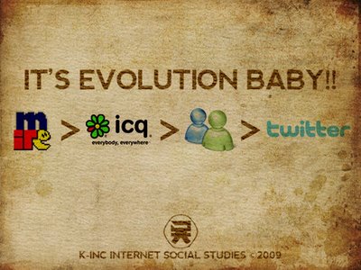 It´s evolution baby!! Evolucion mIRC a twitter