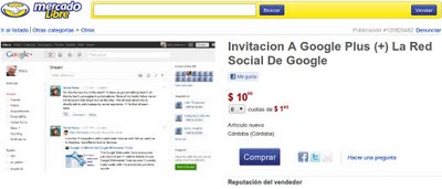 Invitaciones para Google Plus a la venta invitaciones-venta-googleplus