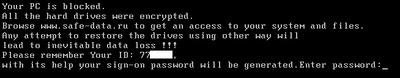 MBR modificado muestra esta pantalla mbr-infectado