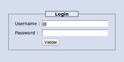 username y password web que solicita para robar