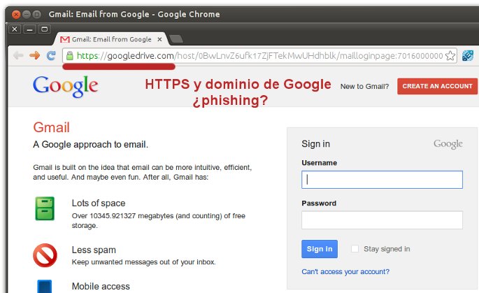 phishing con google drive